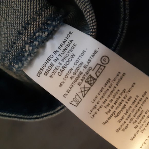 NWT Bonton Jean Skirt MEDIUM - Picture 7 of 7